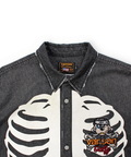 JACKROSE(ジャックローズ) |【VANSON×GALFY×JACKROSE】骨犬 Demin Shirts(MENS)