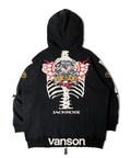 JACKROSE(ジャックローズ) |【VANSON×GALFY×JACKROSE】骨犬 Zip Hoodie(MENS)