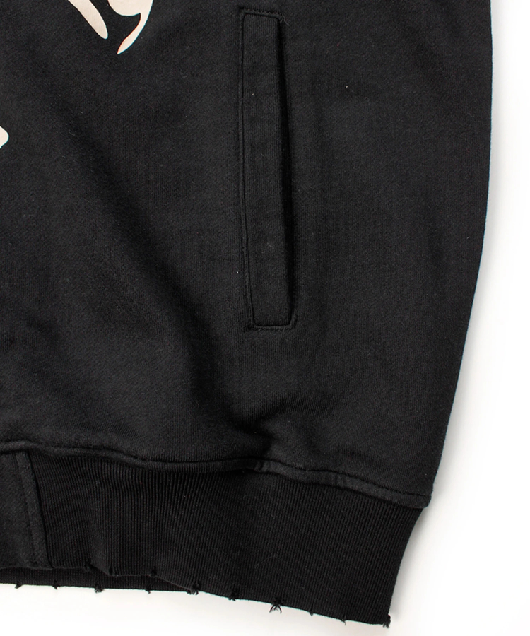 JACKROSE(ジャックローズ) |【VANSON×GALFY×JACKROSE】骨犬 Zip Hoodie(MENS)