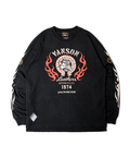 JACKROSE(ジャックローズ) |【VANSON×GALFY×JACKROSE】炎犬Long Sleeve Tee(MENS)