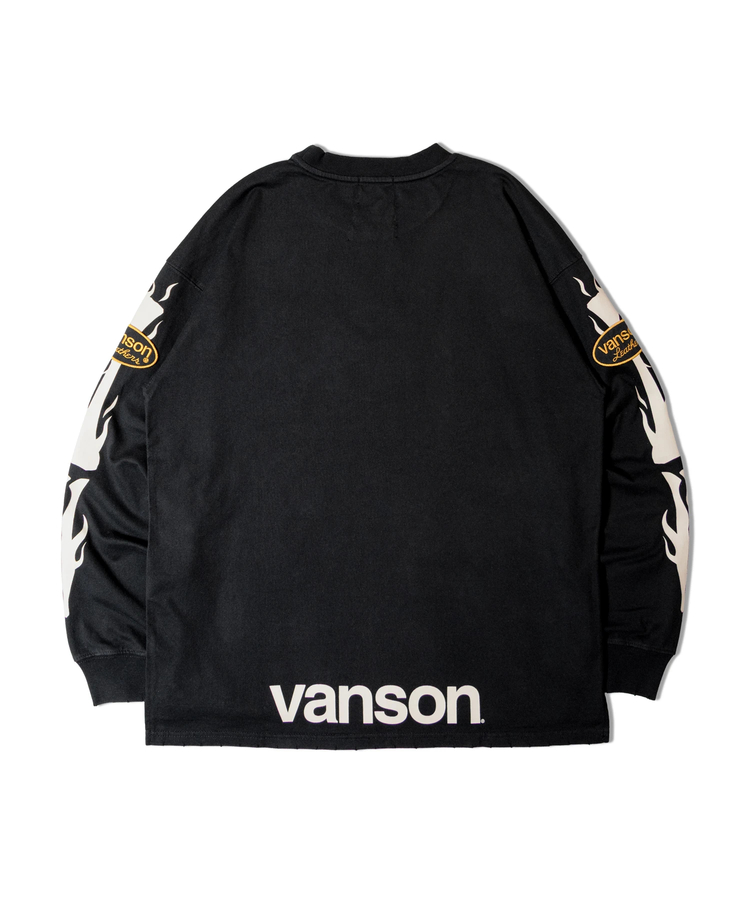 JACKROSE(ジャックローズ) |【VANSON×GALFY×JACKROSE】炎犬Long Sleeve Tee(MENS)