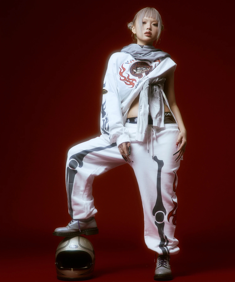 JACKROSE(ジャックローズ) |【VANSON×GALFY×JACKROSE】骨犬Sweat Pants(MENS)