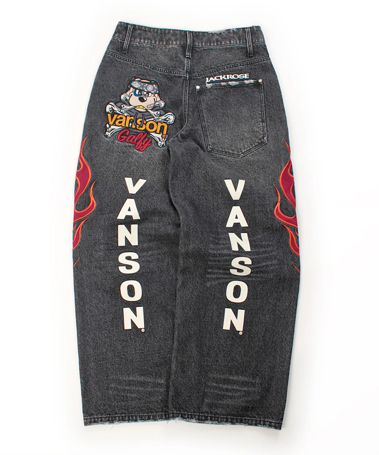 JACKROSE(ジャックローズ) |【VANSON×GALFY×JACKROSE】骨犬 Buggy Denim Pants(MENS)