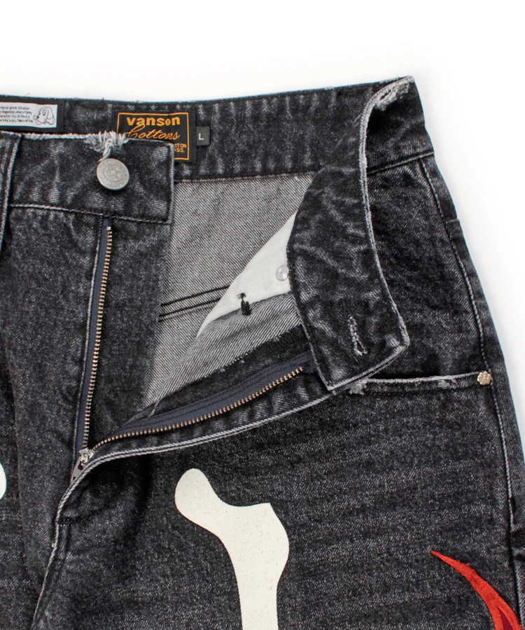 JACKROSE(ジャックローズ) |【VANSON×GALFY×JACKROSE】骨犬 Buggy Denim Pants(MENS)