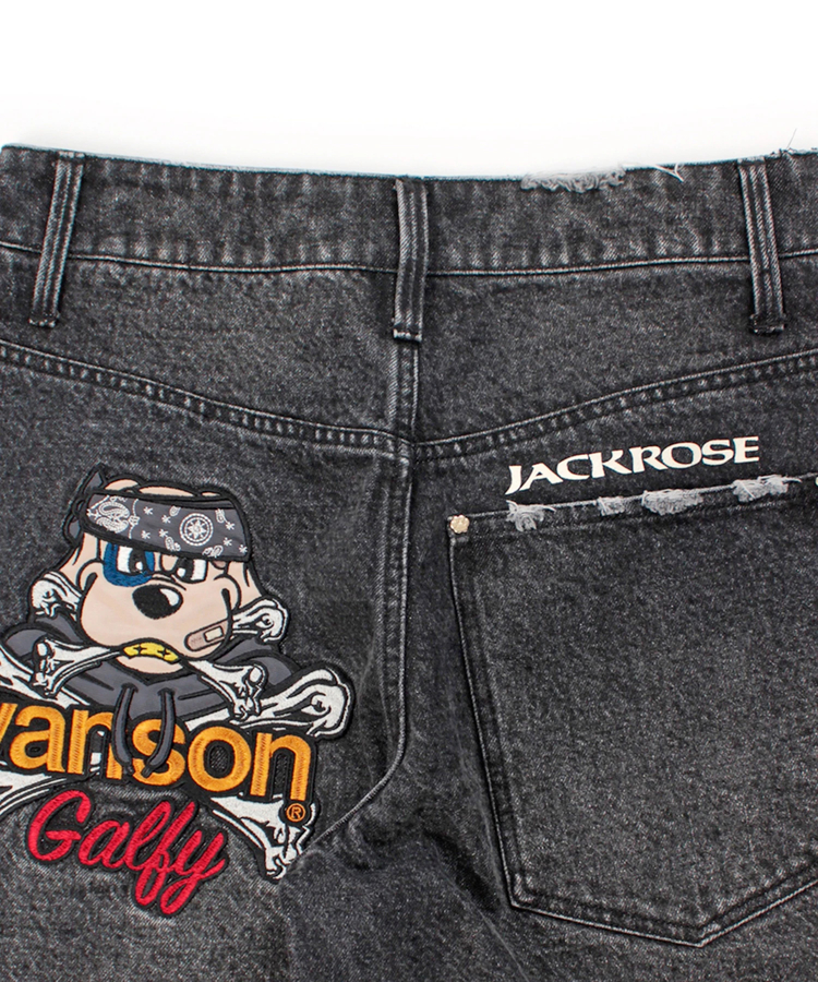 JACKROSE(ジャックローズ) |【VANSON×GALFY×JACKROSE】骨犬 Buggy Denim Pants(MENS)