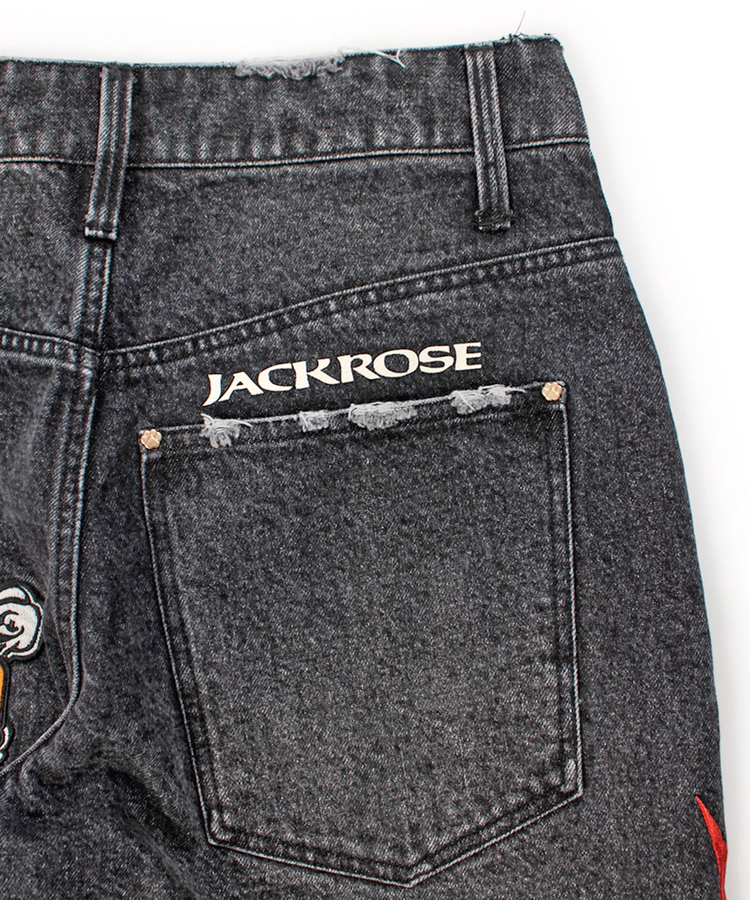 JACKROSE(ジャックローズ) |【VANSON×GALFY×JACKROSE】骨犬 Buggy Denim Pants(MENS)