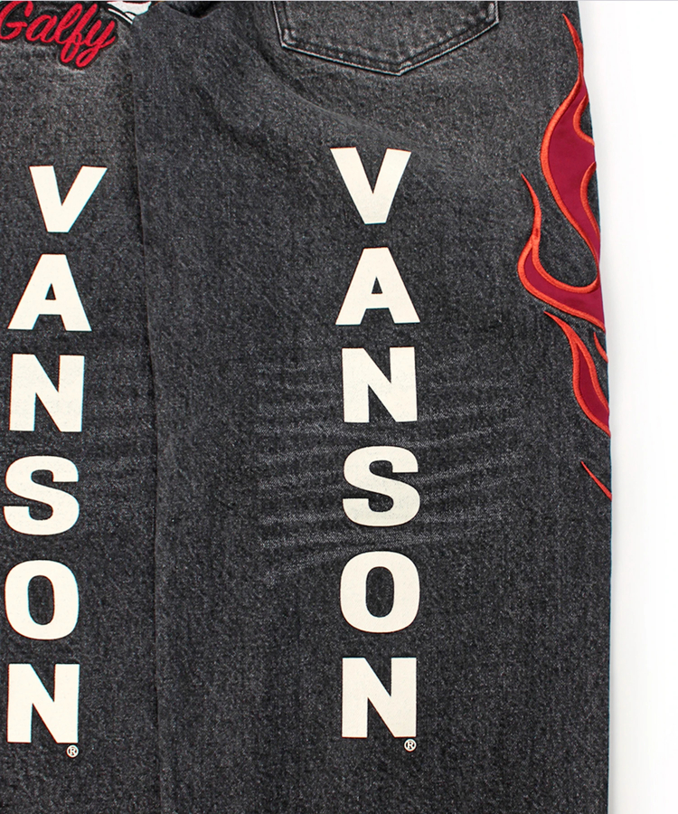 JACKROSE(ジャックローズ) |【VANSON×GALFY×JACKROSE】骨犬 Buggy Denim Pants(MENS)