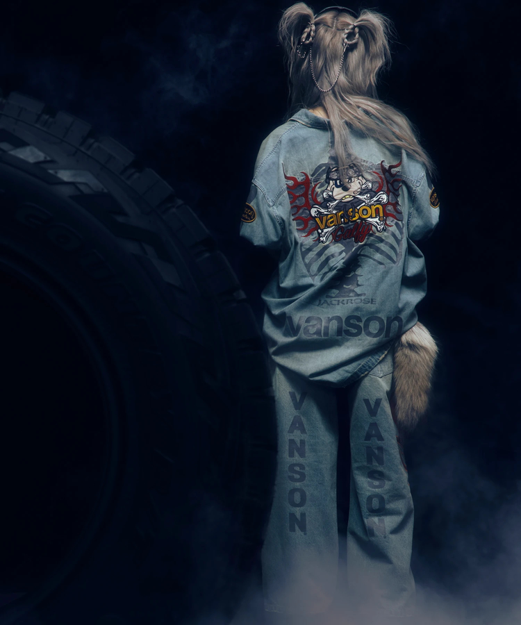 JACKROSE(ジャックローズ) |【VANSON×GALFY×JACKROSE】骨犬 Buggy Denim Pants(MENS)