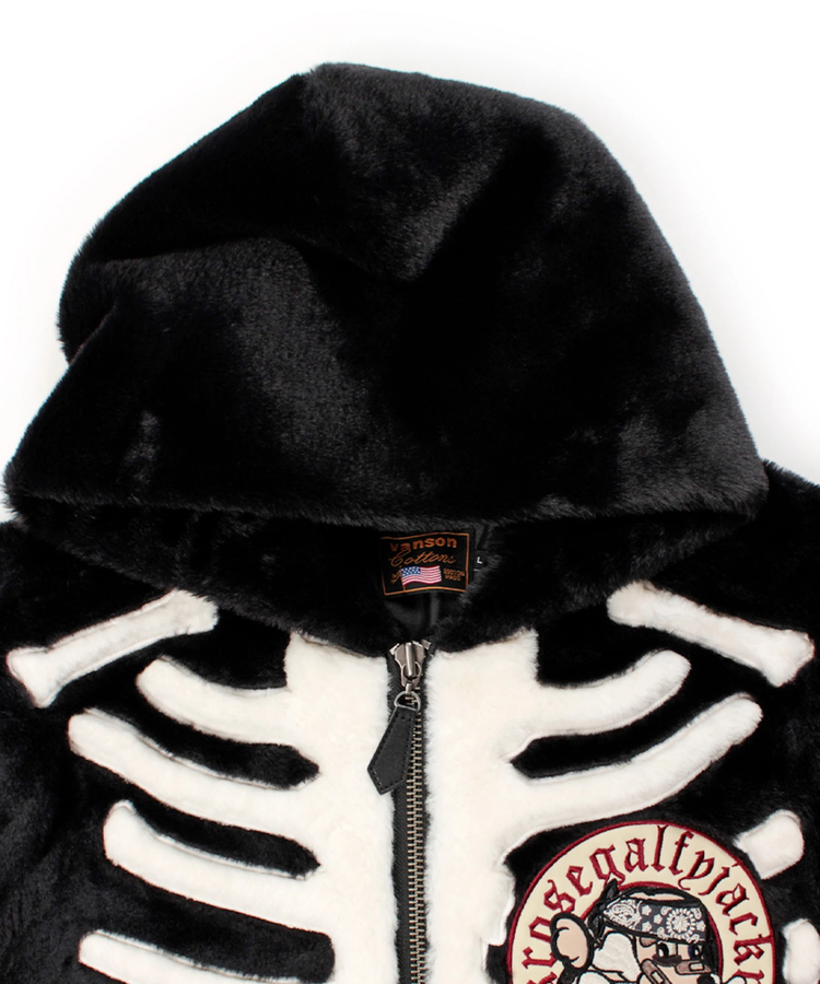 JACKROSE(ジャックローズ) |【VANSON×GALFY×JACKROSE】骨犬 Fur Blouson(MENS)