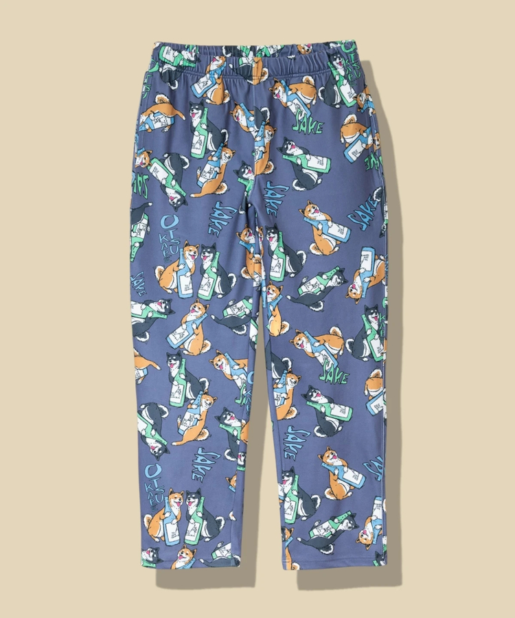 go slow caravan(ゴースローキャラバン) |寝るまで気持ちいい総柄スムースパンツ (MENS)