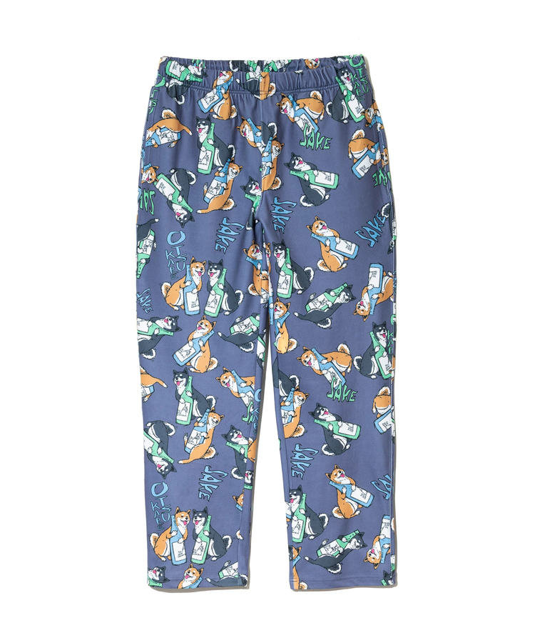 go slow caravan(ゴースローキャラバン) |寝るまで気持ちいい総柄スムースパンツ (MENS)