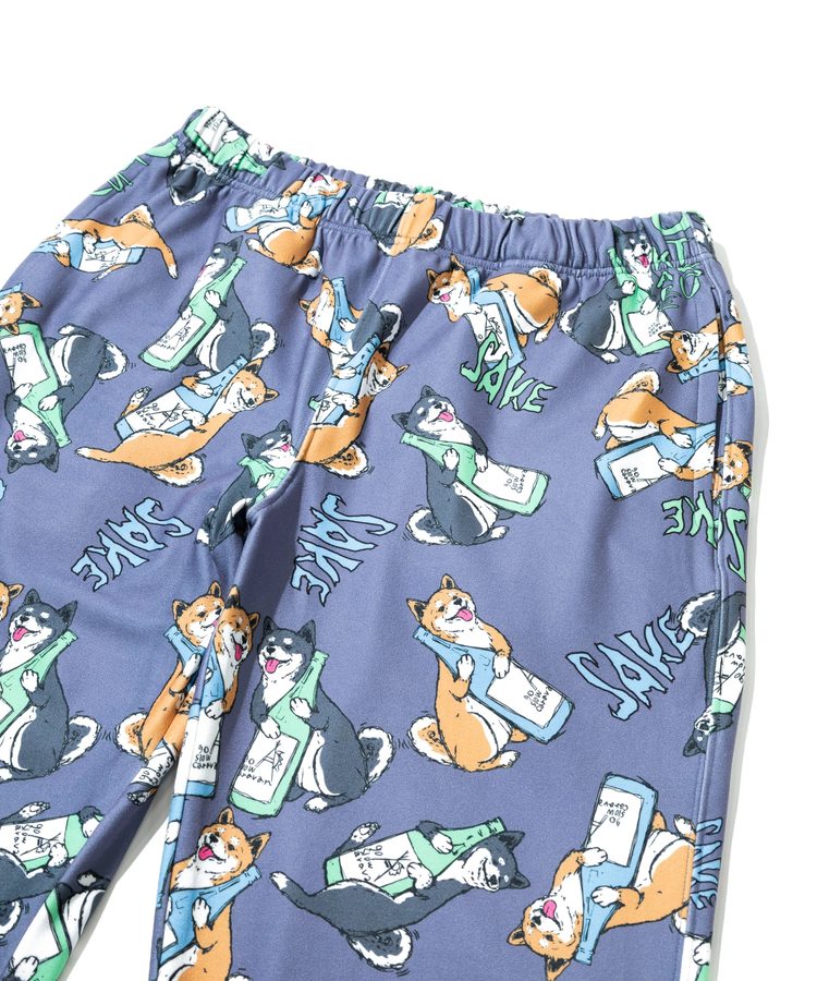 go slow caravan(ゴースローキャラバン) |寝るまで気持ちいい総柄スムースパンツ (MENS)