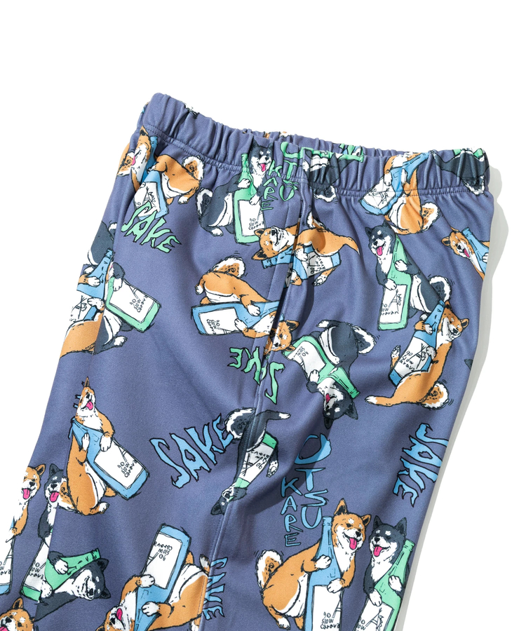 go slow caravan(ゴースローキャラバン) |寝るまで気持ちいい総柄スムースパンツ (MENS)