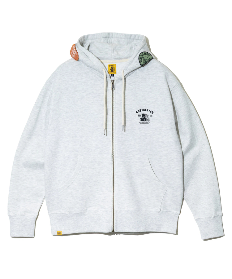 go slow caravan(ゴースローキャラバン) |COBMASTER/コブマスター マルチワッペン フルジップパーカー (MENS)