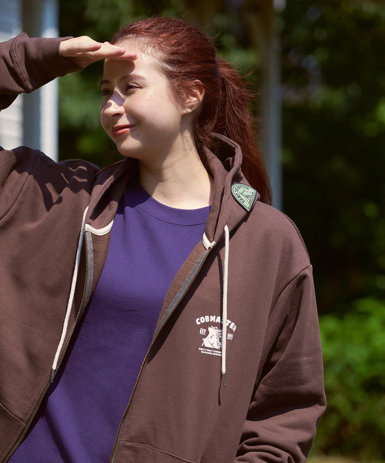 go slow caravan(ゴースローキャラバン) |COBMASTER/コブマスター マルチワッペン フルジップパーカー (MENS)