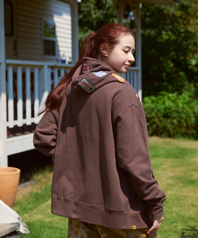 go slow caravan(ゴースローキャラバン) |COBMASTER/コブマスター マルチワッペン フルジップパーカー (MENS)