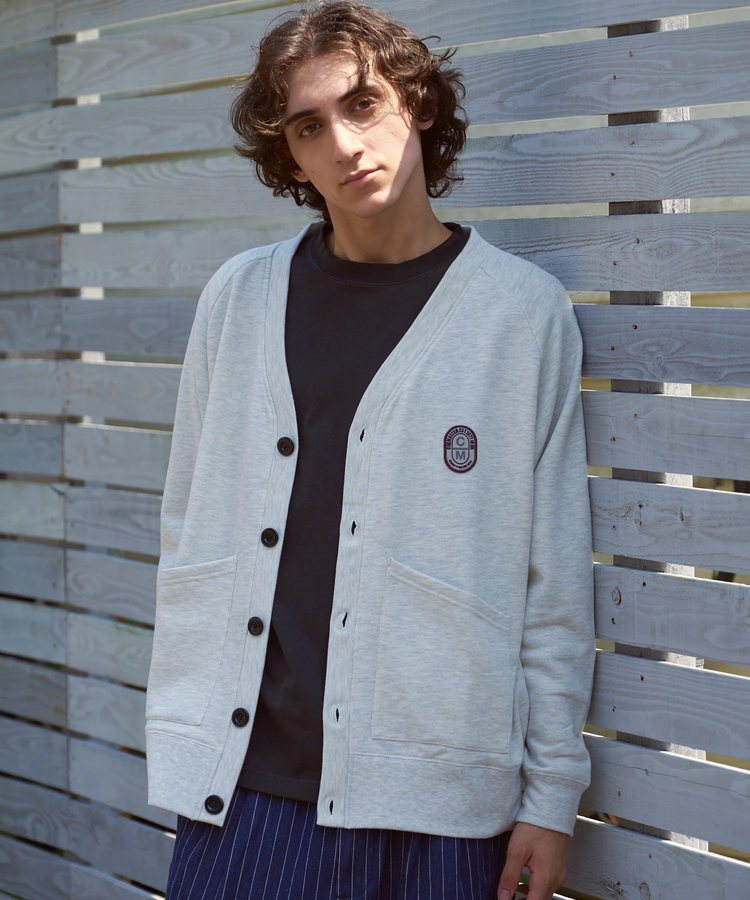 go slow caravan(ゴースローキャラバン) |COBMASTER/コブマスター 裏毛×プリント カーディガン (MENS)