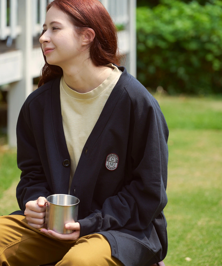 go slow caravan(ゴースローキャラバン) |COBMASTER/コブマスター 裏毛×プリント カーディガン (MENS)