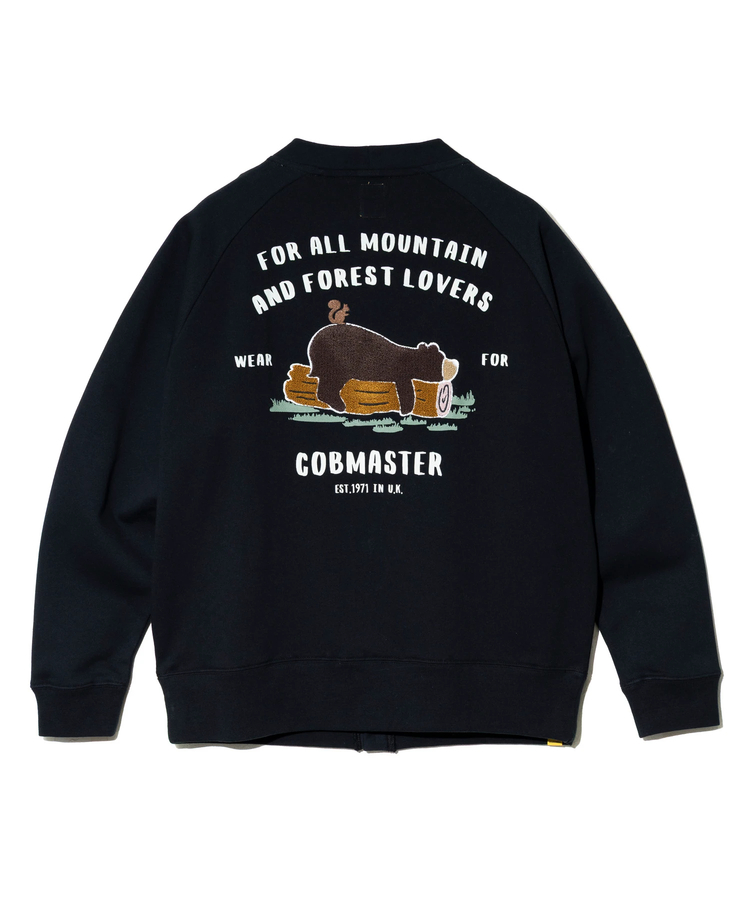 go slow caravan(ゴースローキャラバン) |COBMASTER/コブマスター 裏毛×プリント カーディガン (MENS)