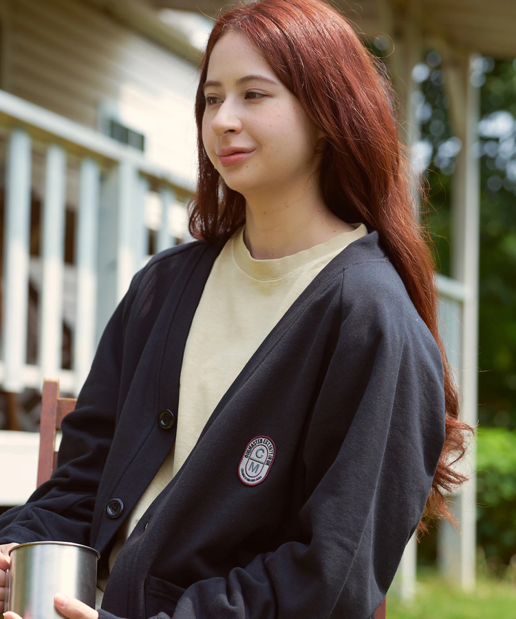 go slow caravan(ゴースローキャラバン) |COBMASTER/コブマスター 裏毛×プリント カーディガン (MENS)