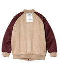 go slow caravan(ゴースローキャラバン) |DUCKSTER/ダックスター スエード/レザー調コンビ スタジアムジャケット (MENS)