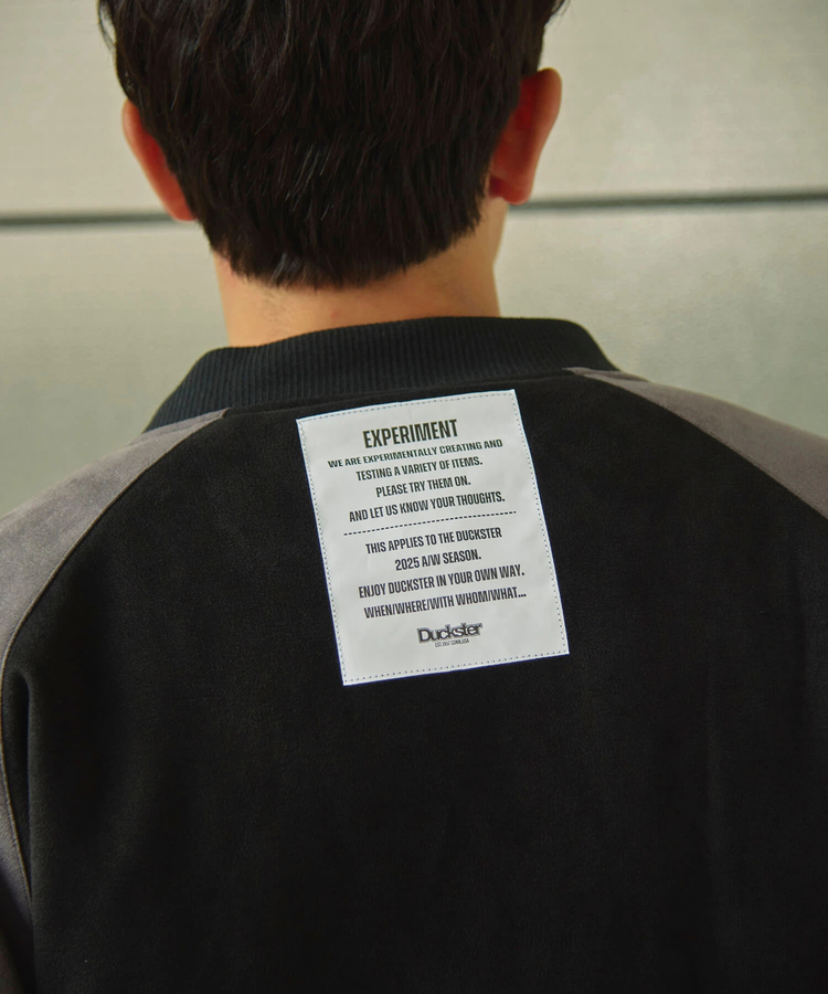 go slow caravan(ゴースローキャラバン) |DUCKSTER/ダックスター スエード/レザー調コンビ スタジアムジャケット (MENS)