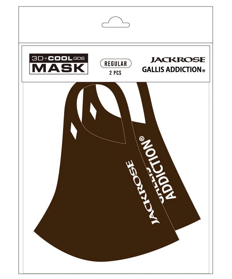 JEGA-ロゴ・接触冷感-2Pマスク （Sサイズ小さめ）｜ファッション通販