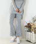 JACKROSE(ジャックローズ) |ARL ヒョウ柄ジャガードフレアーパンツ(WOMENS)