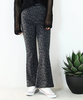 JACKROSE(ジャックローズ) |ARL ヒョウ柄ジャガードフレアーパンツ(WOMENS)