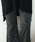 JACKROSE(ジャックローズ) |ARL ヒョウ柄ジャガードフレアーパンツ(WOMENS)