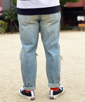 JACKROSE(ジャックローズ) |JE ワイドテーパードダメージデニム(MENS)