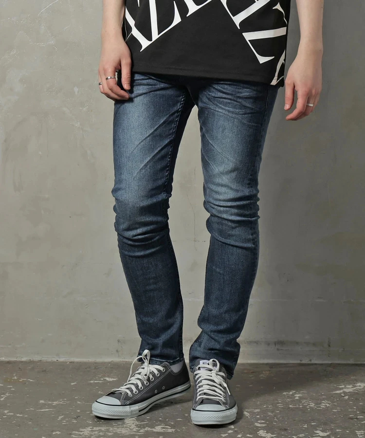 JACKROSE(ジャックローズ) |JE-HYSTタイトレギュラーデニム-2(MENS)