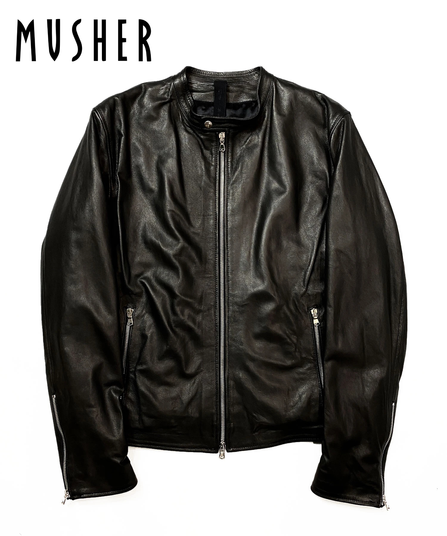 MUSHER/マーシャーLAMB LEATHER WITH THIN DOWN｜ファッション