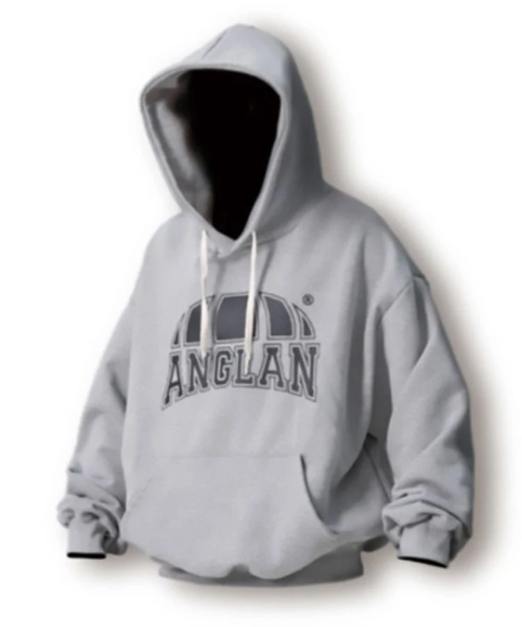 ANGLAN / アングラン-Printing Wide Sweat Hoodie｜ファッション通販