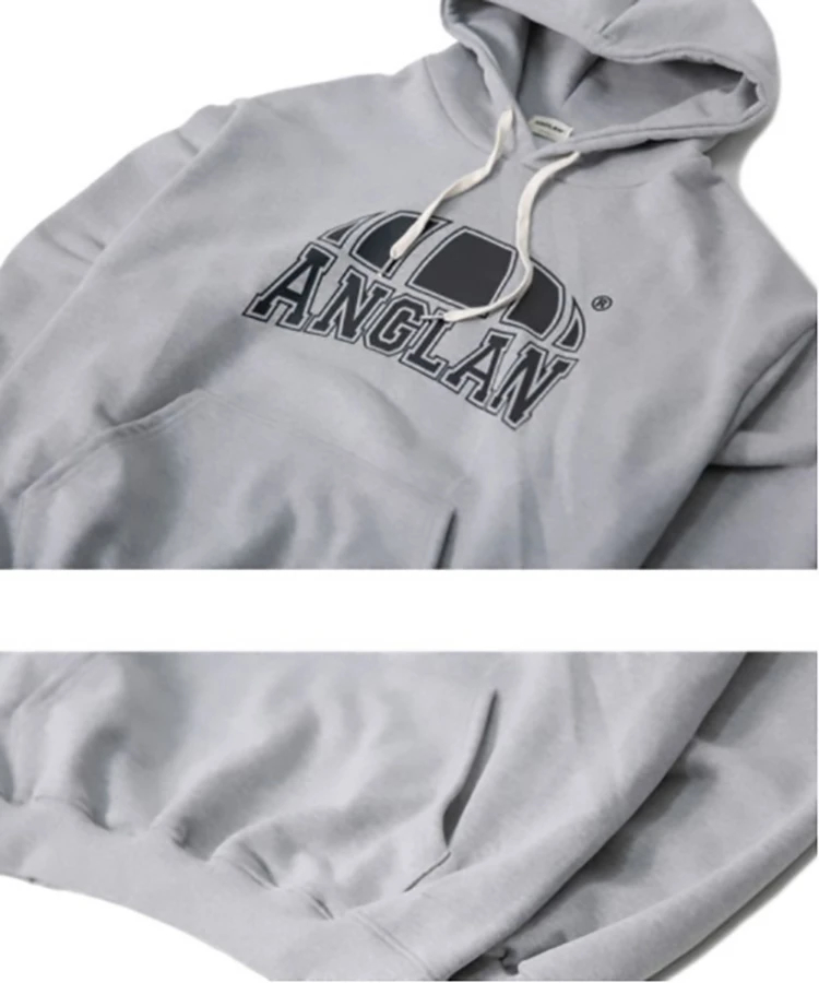 ANGLAN / アングラン-Printing Wide Sweat Hoodie｜ファッション