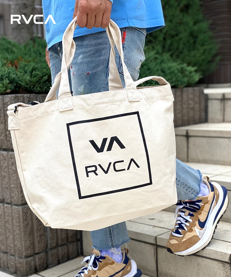 新品 RVCA（ルーカ）ロゴトートバッグ