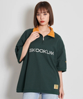 JACKROSE(ジャックローズ) |SKOOKUM / スクーカム 別注JEハーフジップスタンド半袖ポロシャツ