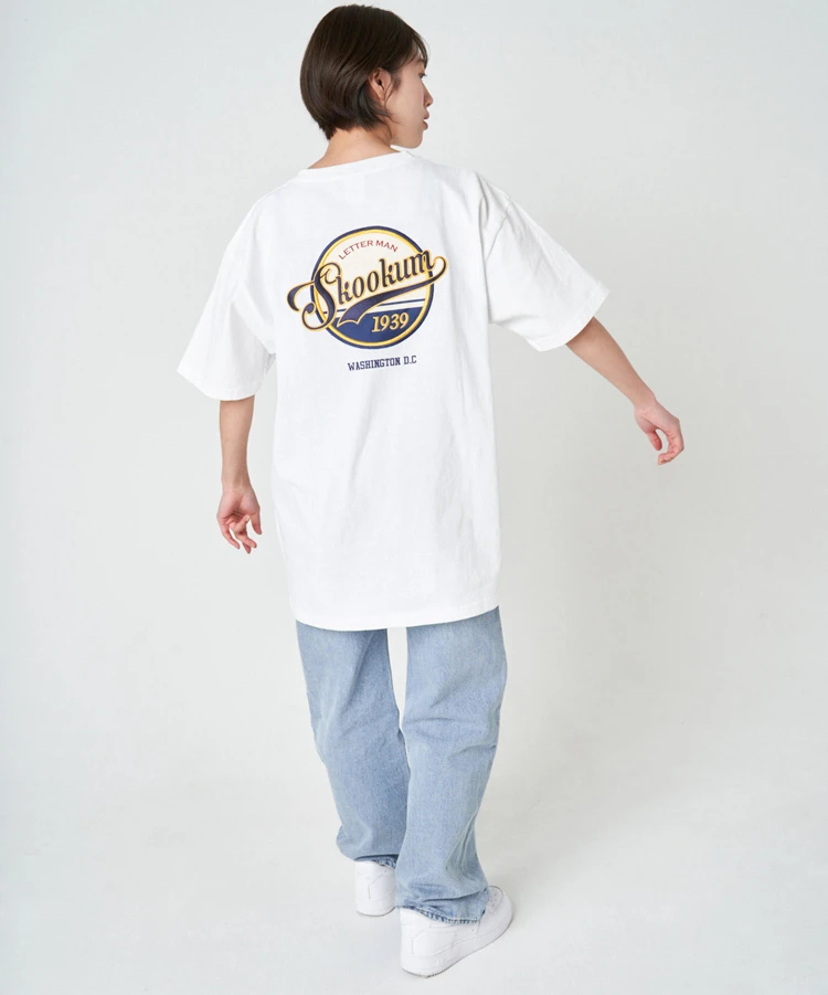 JACKROSE(ジャックローズ) |SKOOKUM/スクーカム 別注JEサークル刺繍Tシャツ