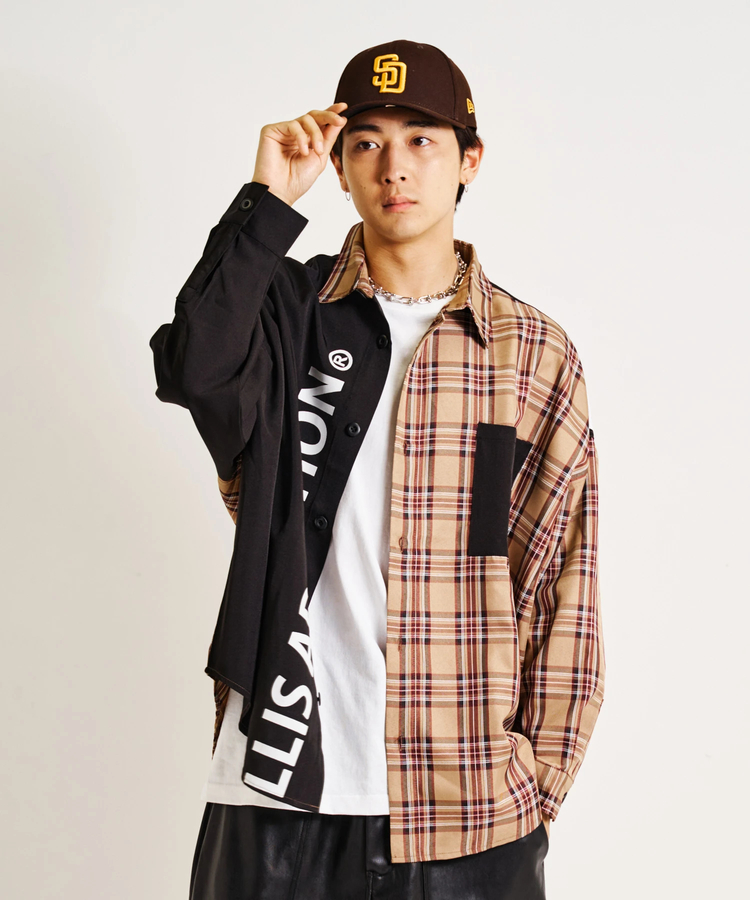 JACKROSE(ジャックローズ) |GA SEPARATE-CHECK L/S SHIRT