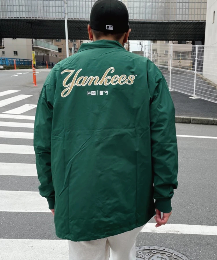 NEWERA / ニューエラ COACH JACKET NEYYAN DGRN｜ファッション通販