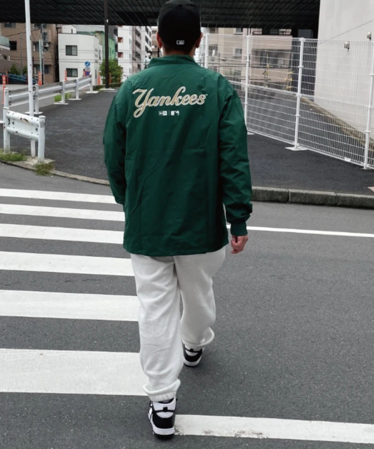 NEWERA / ニューエラ COACH JACKET NEYYAN DGRN｜ファッション通販