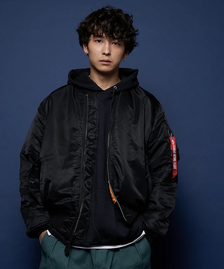 ALPHA / アルファ MA-1 JKT US SPEC NYLON H.TWL｜ファッション通販