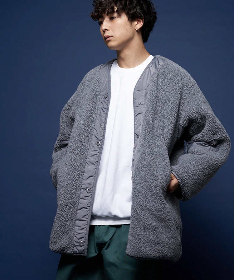 ALPHA / アルファ QUILT LINER COATN.キルト/ボア｜ファッション通販