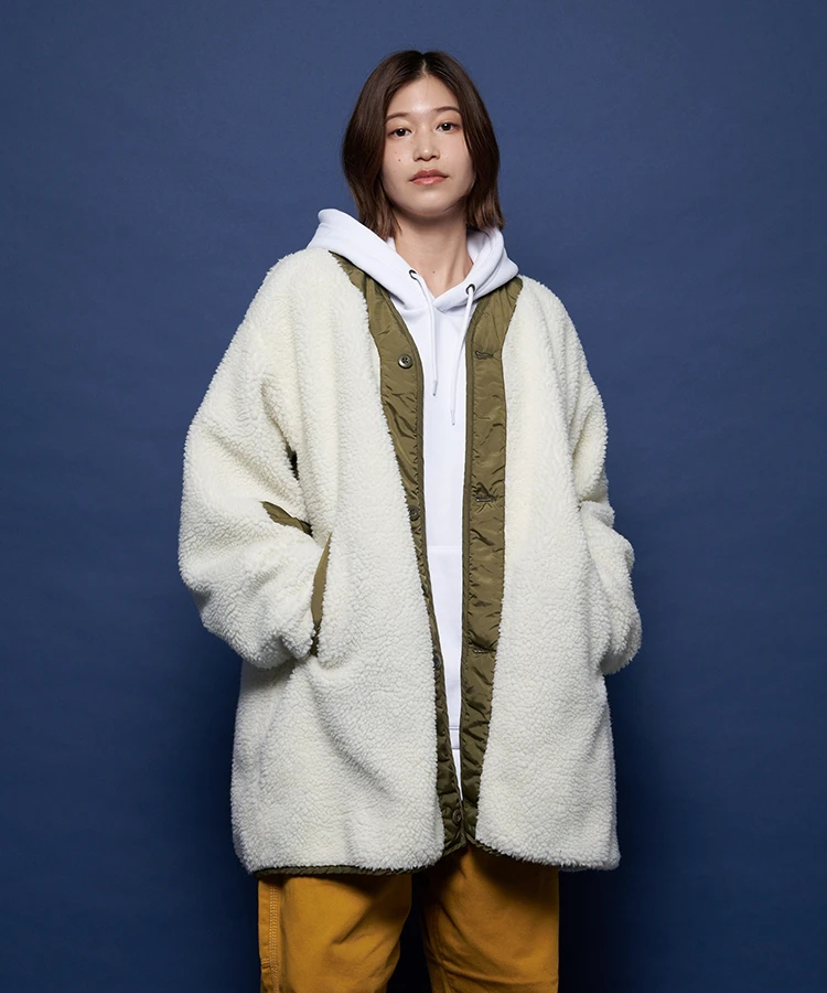 ALPHA / アルファ QUILT LINER COATN.キルト/ボア｜ファッション通販