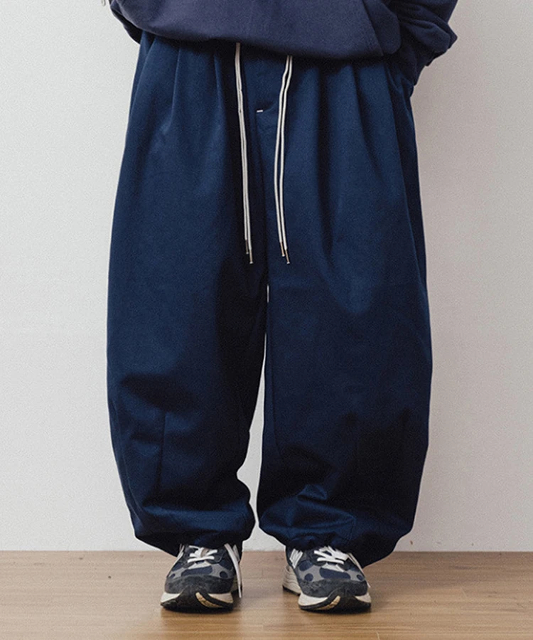 ANGLAN / アングラン-Double String Balloon Pants｜ファッション通販