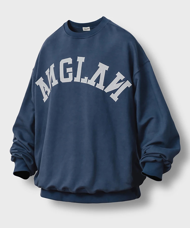 AG / アングラン -Applique Big Logo Sweat Shirt｜ファッション通販