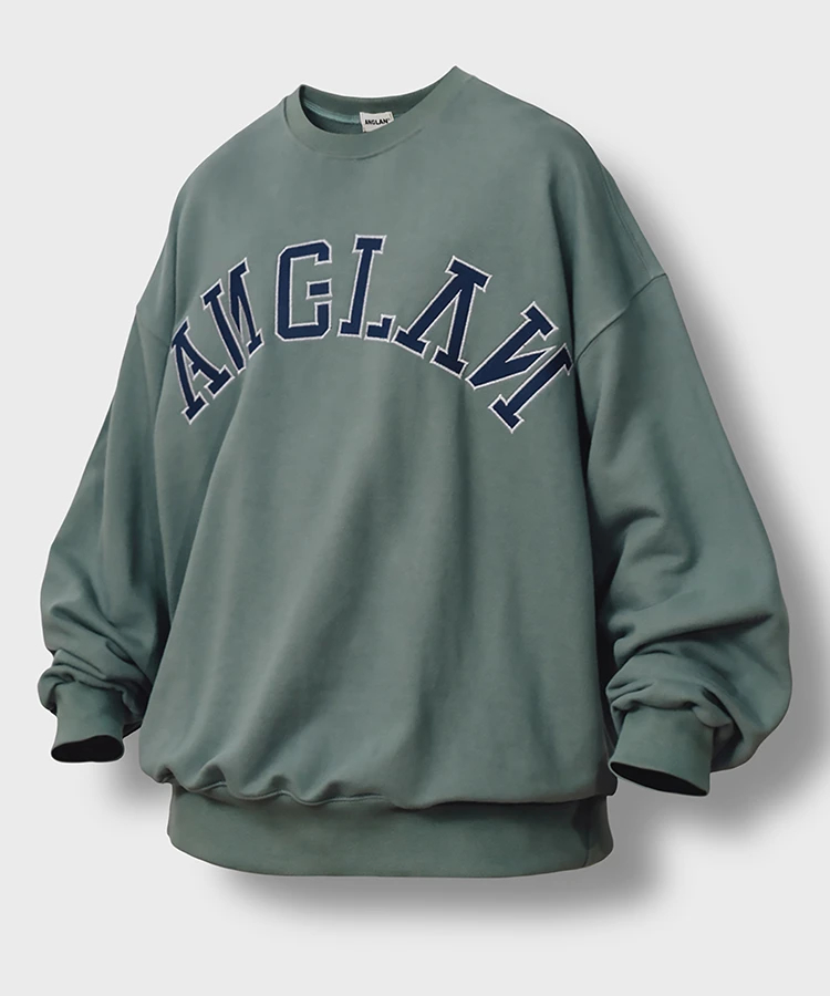 AG / アングラン -Applique Big Logo Sweat Shirt｜ファッション通販