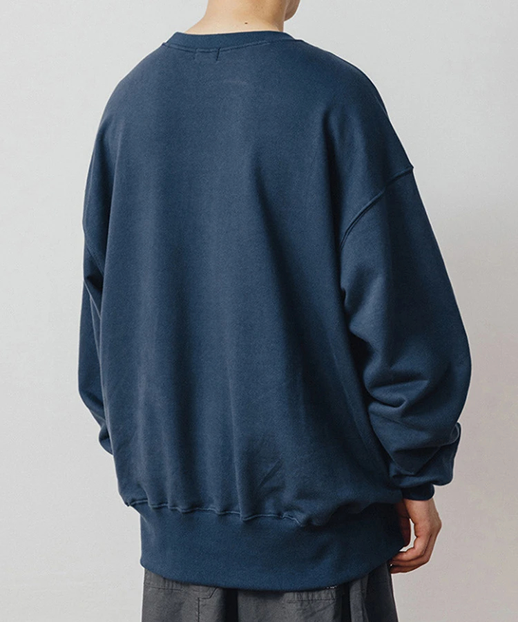 ANGLAN / アングラン-Applique Big Logo Sweat Shirt｜ファッション