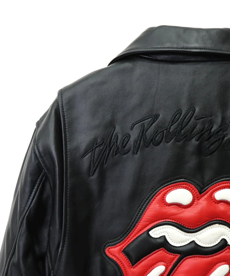 THE ROLLING STONES×JACKROSE】LAMB LEATHER W RIDERS｜ファッション 