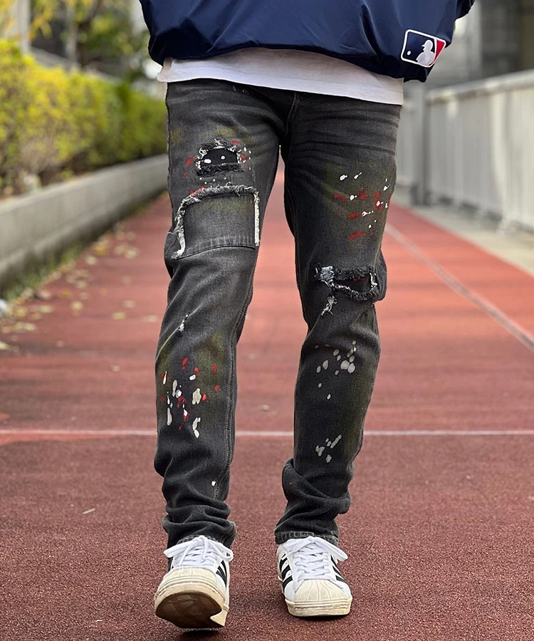 JACKROSE(ジャックローズ) |GA COLORFULL-PAINT TIGHT DENIM(MENS)